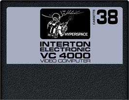 Cartridge artwork for Hyperspace on the Interton VC 4000.