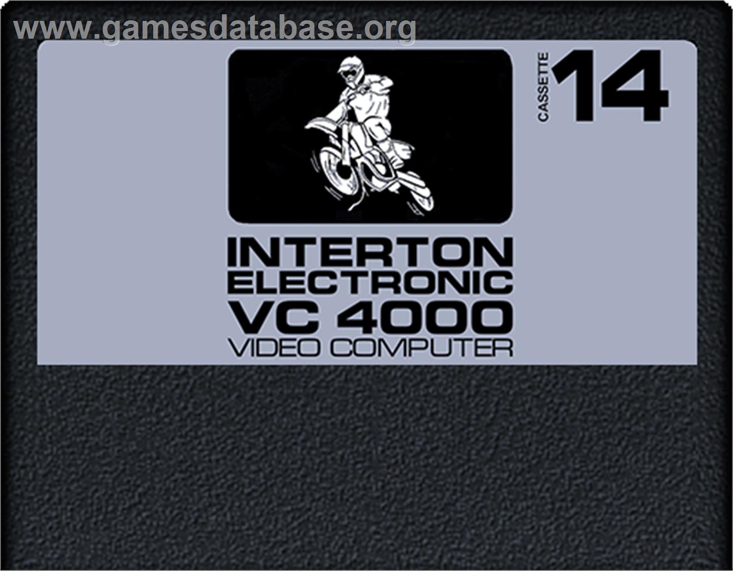 Motocross - Interton VC 4000 - Artwork - Cartridge