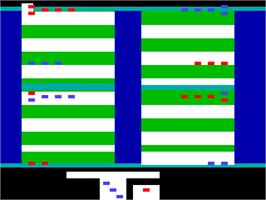In game image of Backgammon on the Interton VC 4000.
