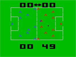 In game image of Soccer on the Interton VC 4000.