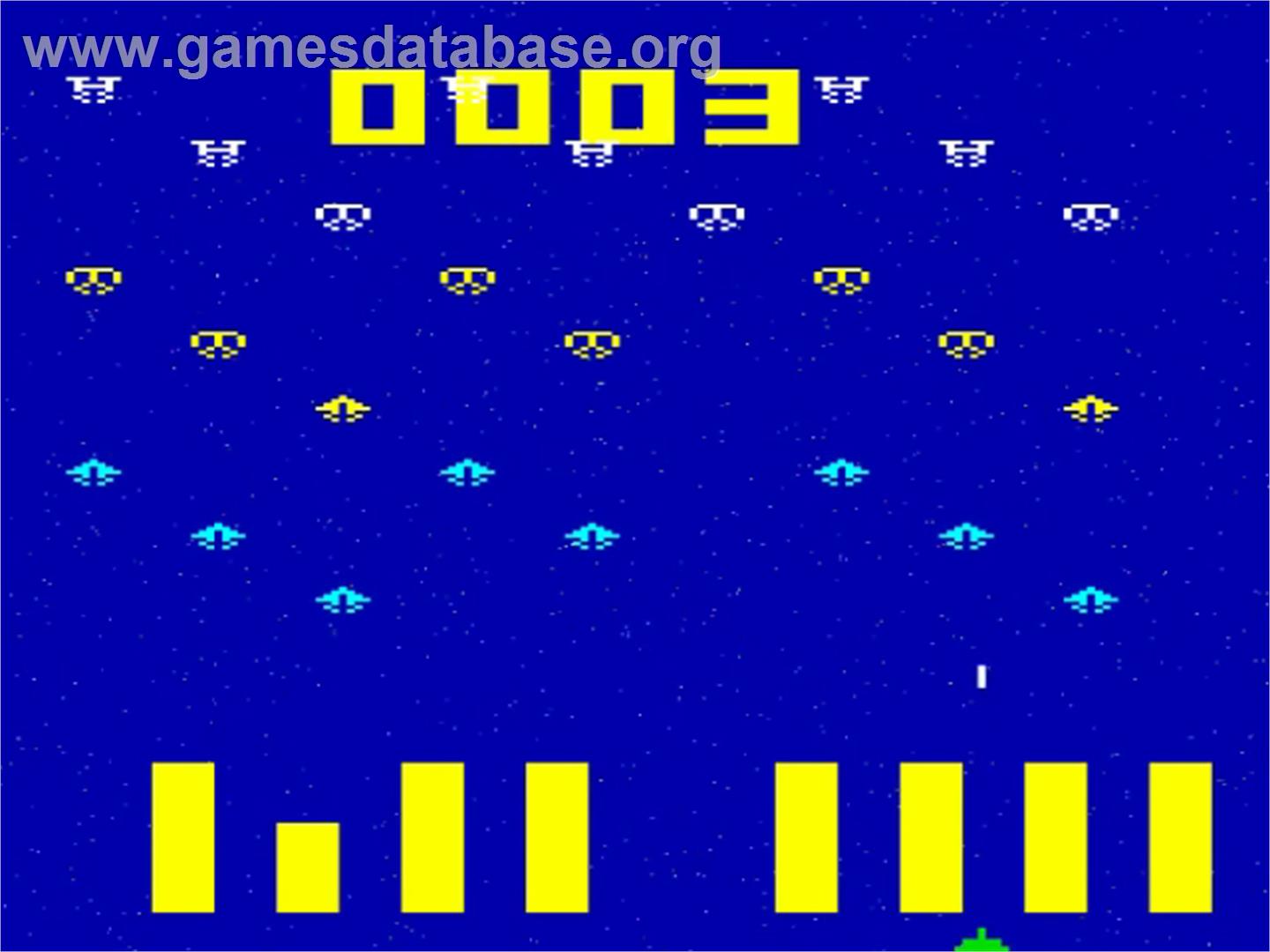 Weltrauminvasoren / Invaders / Invaseur De L'Espace - Interton VC 4000 - Artwork - In Game