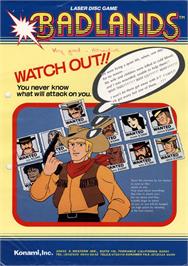 Advert for Badlands on the Laserdisc.