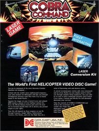 Advert for Cobra Command on the Laserdisc.