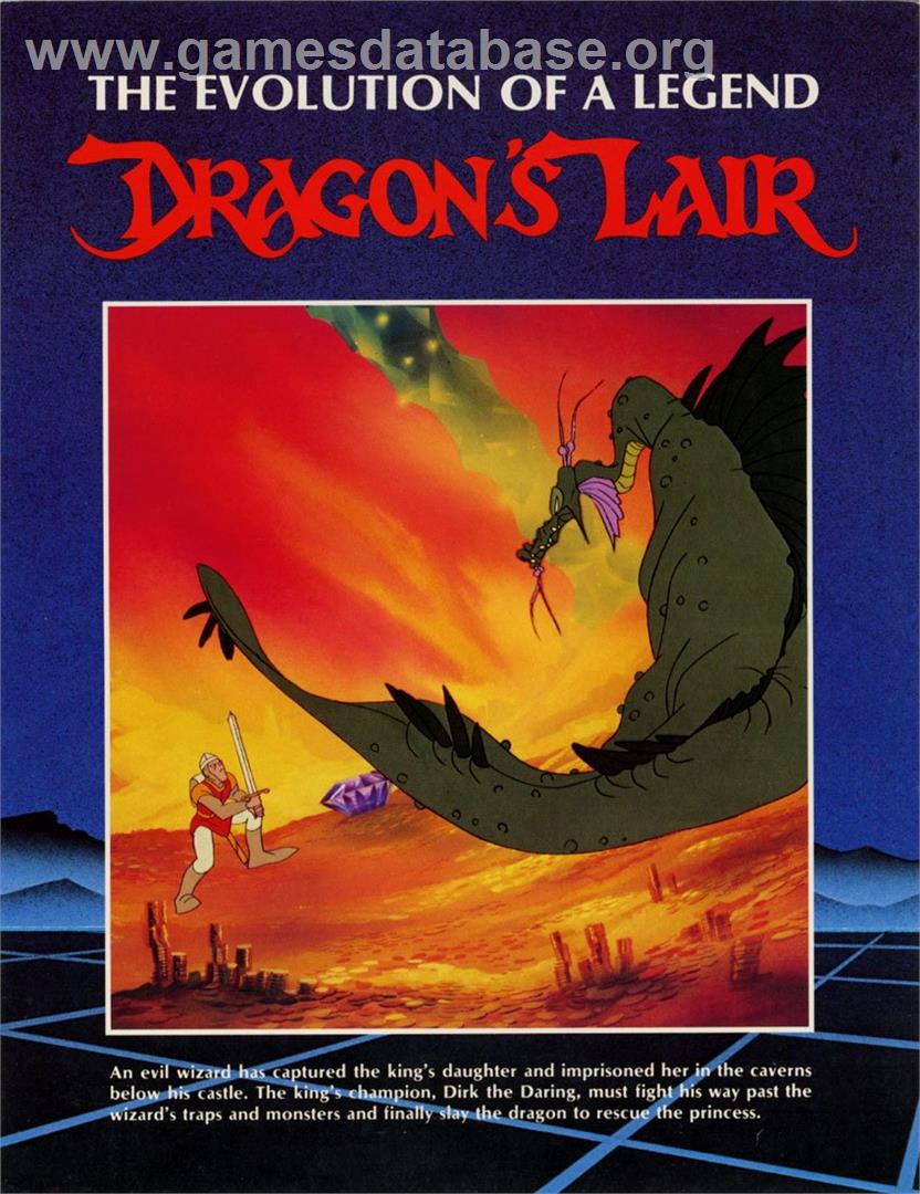 Dragon's Lair - Laserdisc - Artwork - Advert