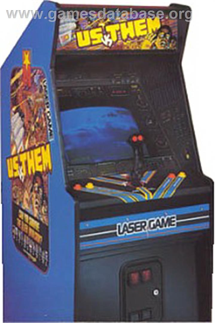 Us Vs Them - Laserdisc - Artwork - Cabinet