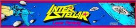 Arcade Cabinet Marquee for Interstellar Laser Fantasy.