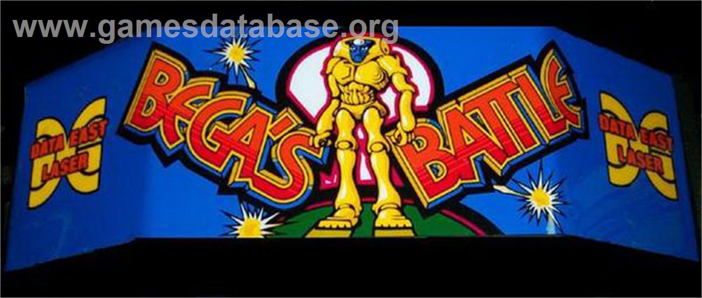 Bega's Battle - Laserdisc - Artwork - Marquee