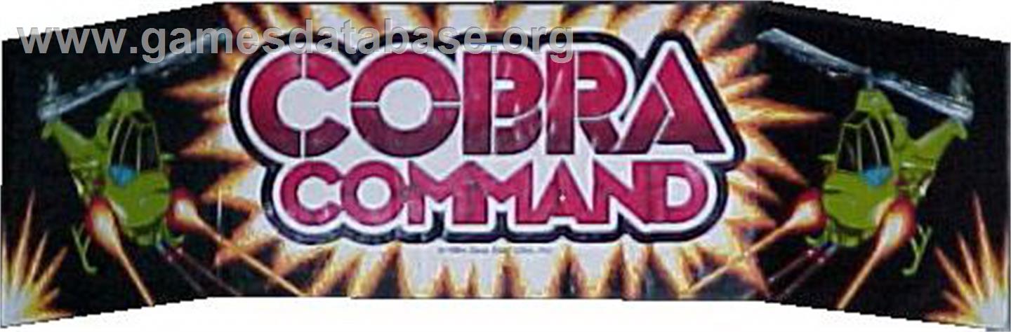 Cobra Command - Laserdisc - Artwork - Marquee