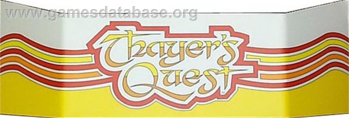 Thayer's Quest - Laserdisc - Artwork - Marquee