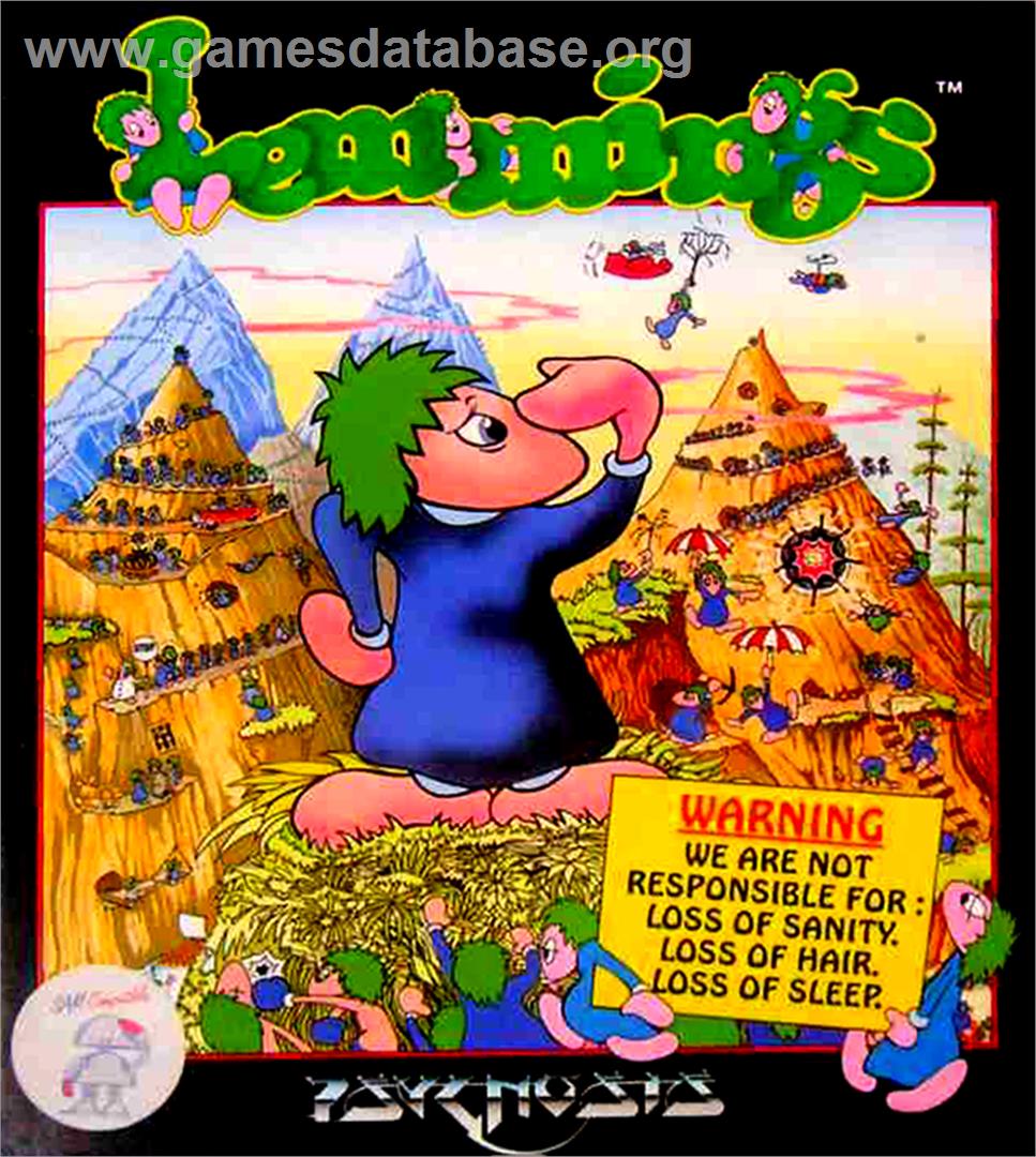 Lemmings - MGT Sam Coupe - Artwork - Box