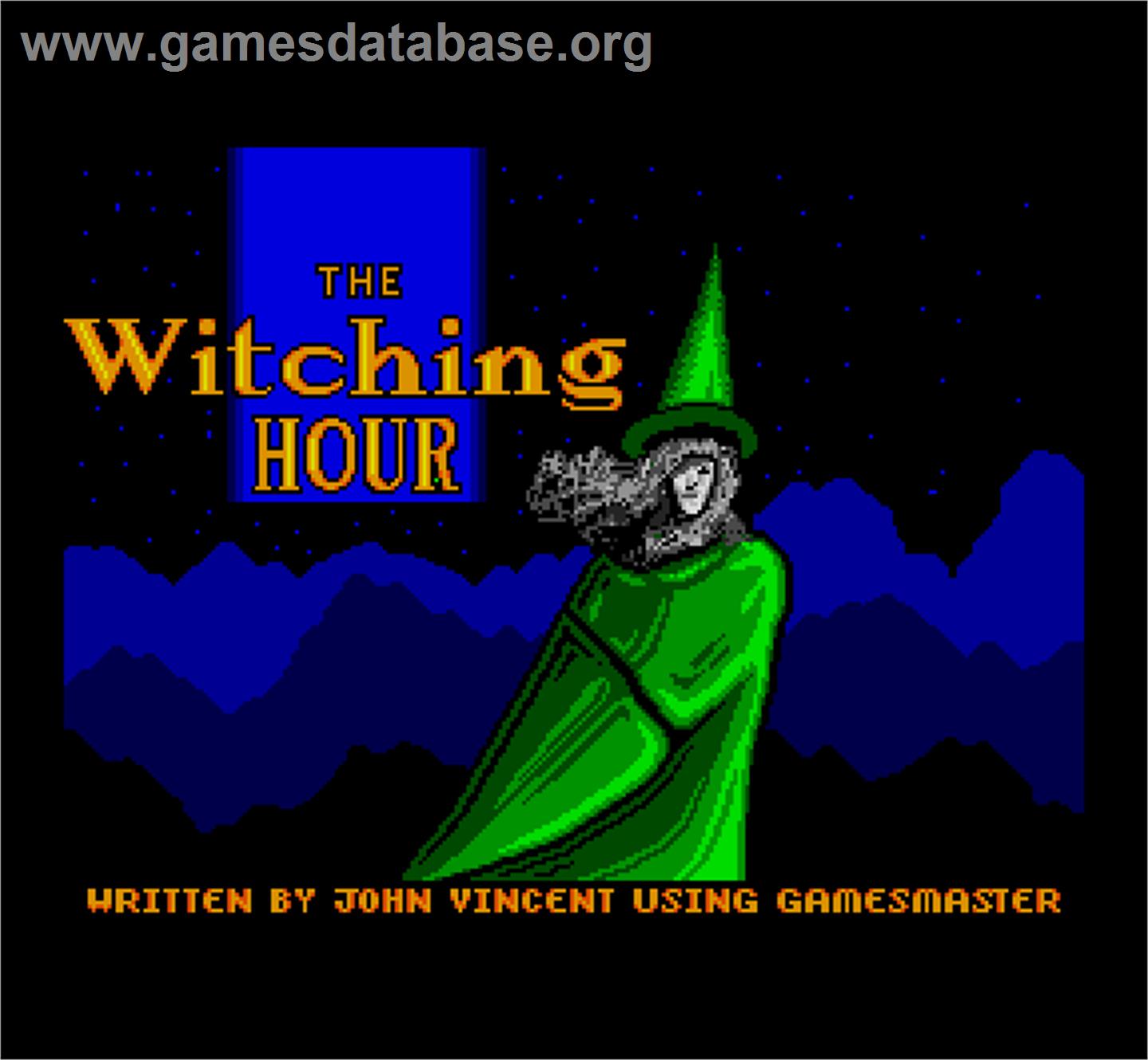 Hexagonia & Witching Hour - MGT Sam Coupe - Artwork - Title Screen