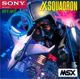 Box cover for Alpha Squadron on the MSX.