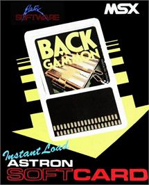 Box cover for Backgammon on the MSX.