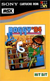Box cover for Boggy '84 on the MSX.