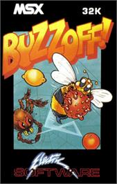 Box cover for Buzz Off! on the MSX.