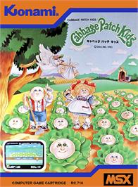 Box cover for Cabbage Patch Kids on the MSX.