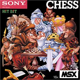 Box cover for Chess on the MSX.