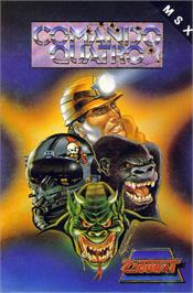 Box cover for Comando Quatro on the MSX.