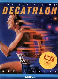 Box cover for Decathlon on the MSX.