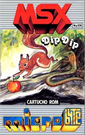 Box cover for Dip Dip on the MSX.