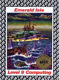 Box cover for Emerald Isle on the MSX.