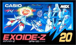 Box cover for Exoide-z on the MSX.