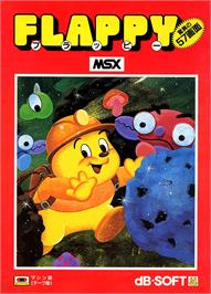 Box cover for Flappy on the MSX.