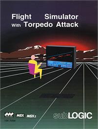 Box cover for Flight Simulator on the MSX.