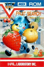 Box cover for Fruit Search on the MSX.