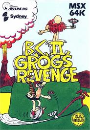 Box cover for Grog's Revenge on the MSX.