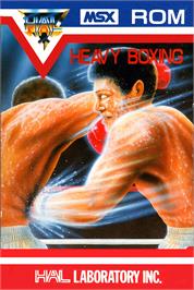 Box cover for Heavy Boxing on the MSX.