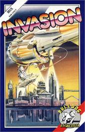 Box cover for Invasion on the MSX.