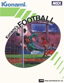 Box cover for Konami's Football on the MSX.