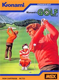 Box cover for Konami's Golf on the MSX.