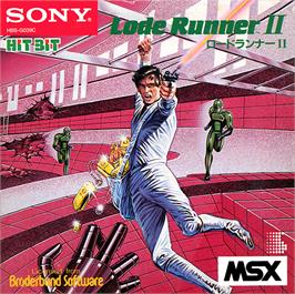 Box cover for Lode Runner 2 on the MSX.