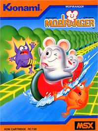 Box cover for Mopi Ranger on the MSX.