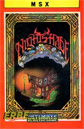 Box cover for Nightshade on the MSX.