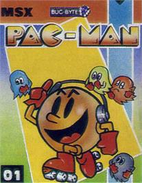 Box cover for Pac-man on the MSX.