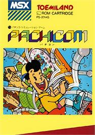 Box cover for Pachi Com on the MSX.