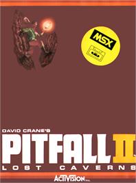 Box cover for Pitfall 2 - Lost Caverns on the MSX.