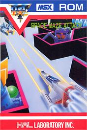Box cover for Space Maze Attack on the MSX.