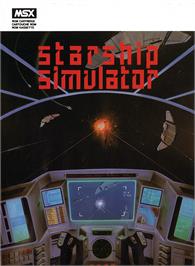 Box cover for Starship Simulator on the MSX.
