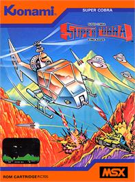 Box cover for Super Cobra on the MSX.