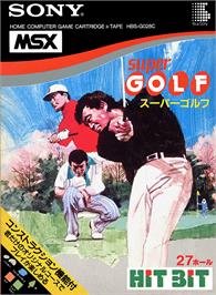 Box cover for Super Golf on the MSX.