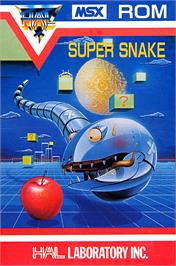 Box cover for Super Snake on the MSX.