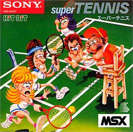 Box cover for Super Tennis on the MSX.