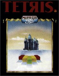 Box cover for Tetris (Mirrorsoft) on the MSX.