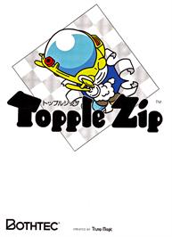 Box cover for Topple Zip on the MSX.