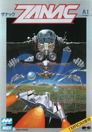 Box cover for Zanac on the MSX.