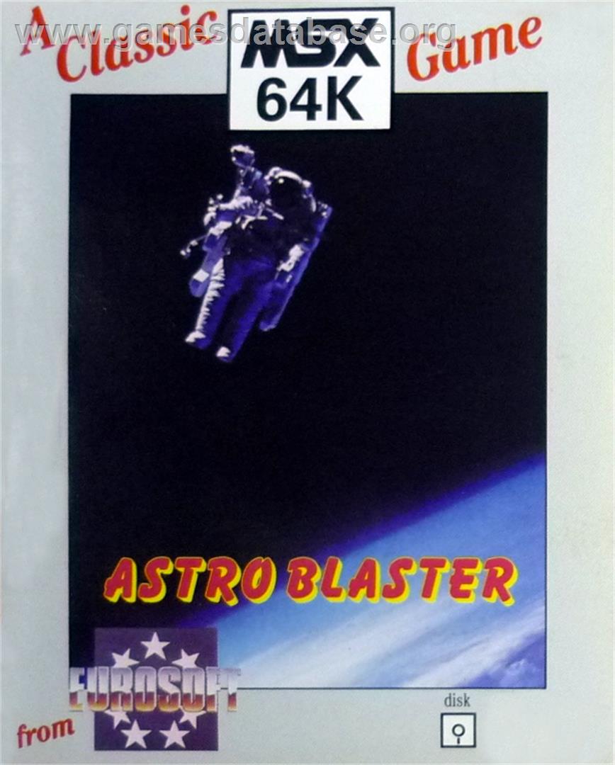 Astro Blaster - MSX - Artwork - Box